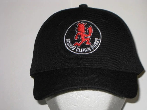 INSANE CLOWN POSSE - Logo - Embroidered BASEBALL CAP - Adjustable Velcro Back -Unisex